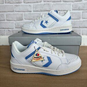 ⭐Converse Weapon Low Blue White Sz 10 Men's Shoes Open Sky Sneakers A12745C
